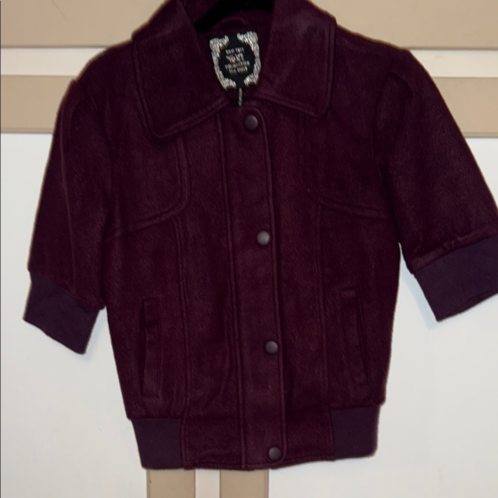 Kids Burgundy Jacket